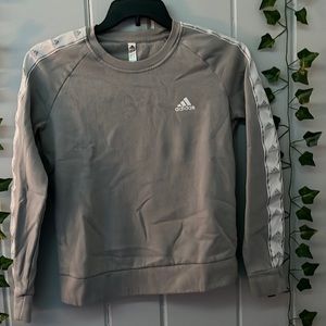 Grey Adidas crew neck. Size M.